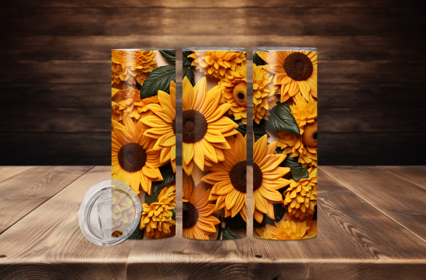 3D Sunflowers