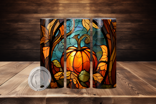 Pumpkin Stainglass