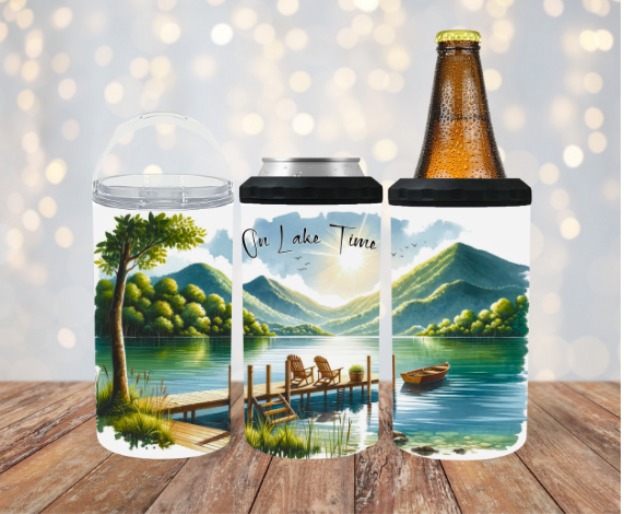 On Lake Time 4 in 1 Koozie