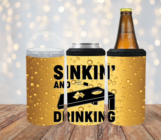 Sinkin' and Drinking 4 in 1 Koozie