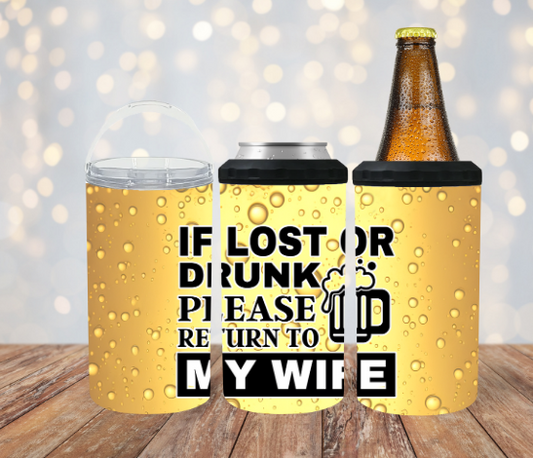 Return to Wife 4 in 1 Koozie