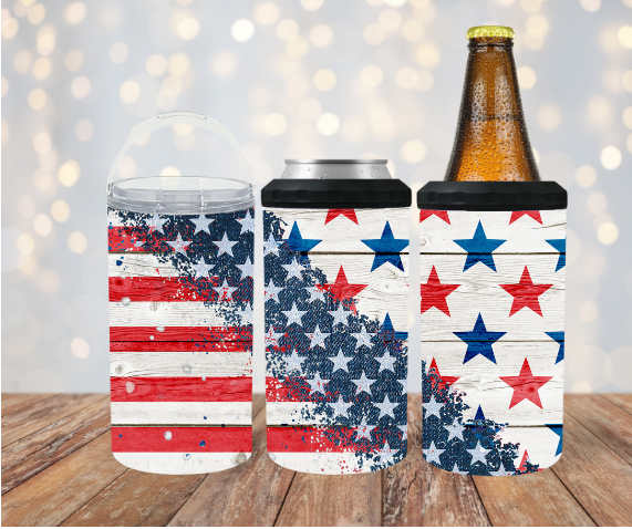 Merica 4 in 1 Koozie