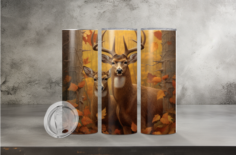 Fall Deer Scene