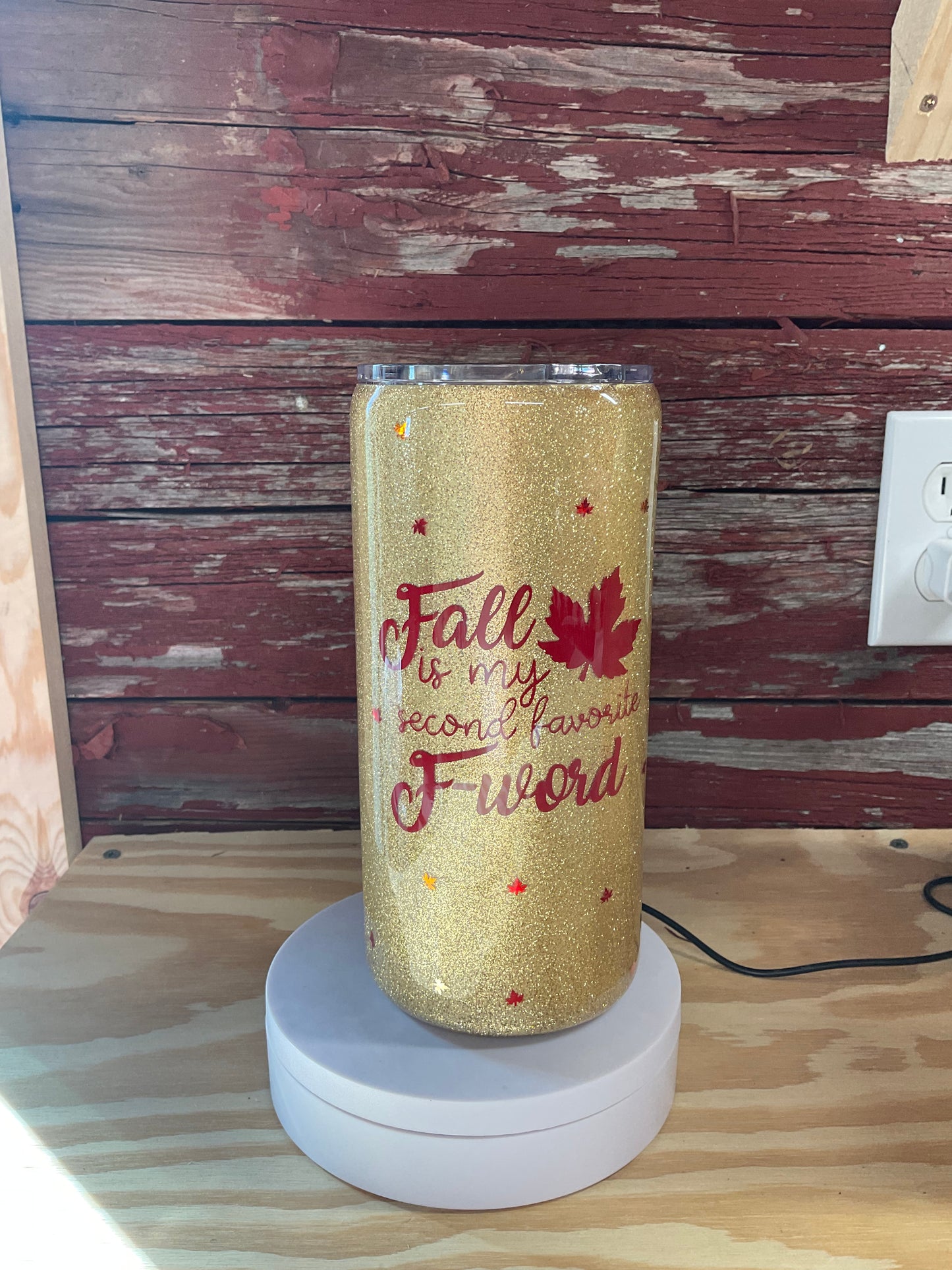 20 Ounce Thick Epoxy Fall Themed Tumbler