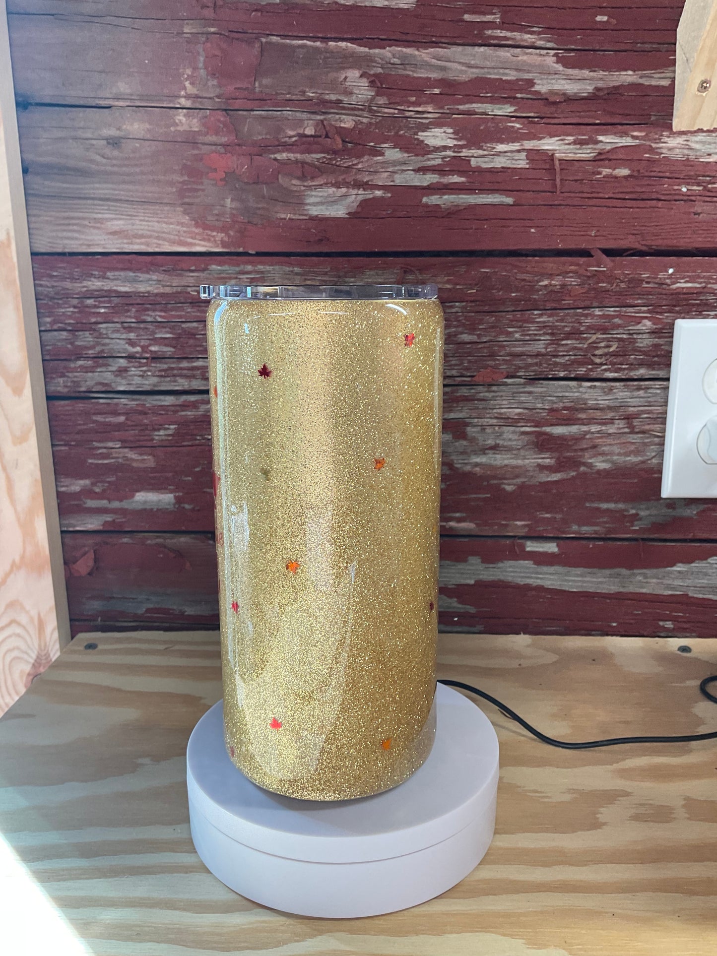 20 Ounce Thick Epoxy Fall Themed Tumbler